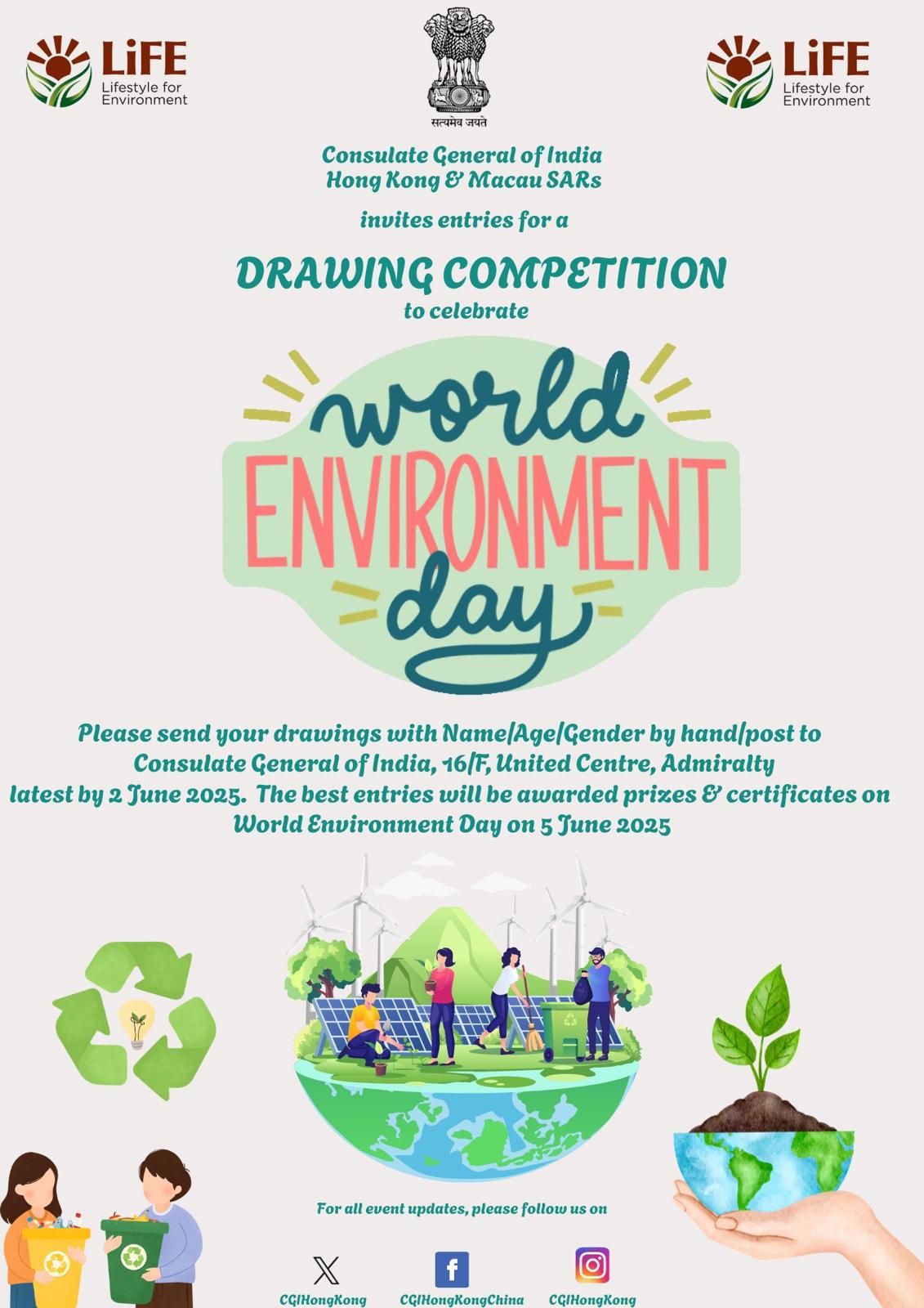 Drawing Competition on World Environment Day