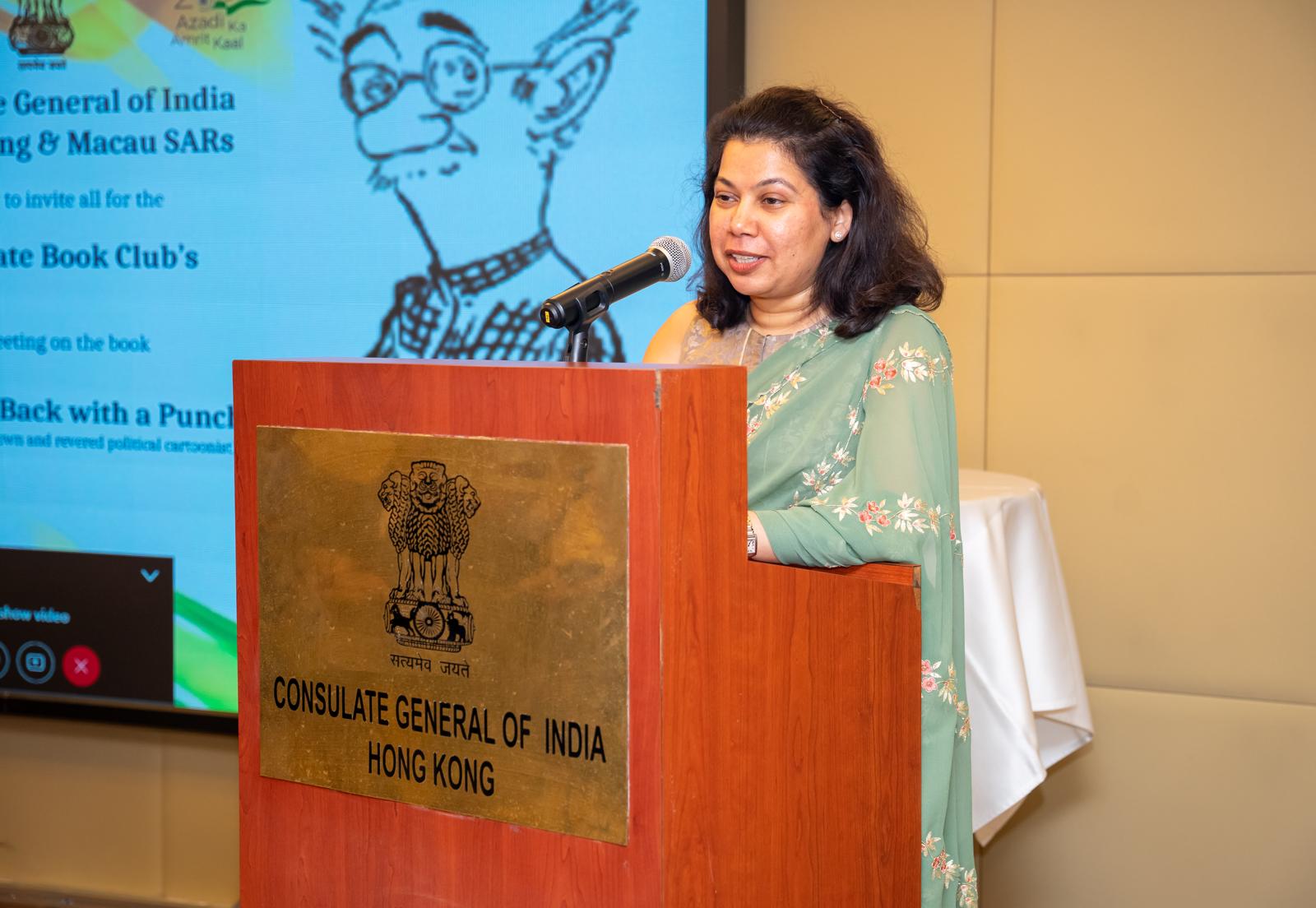 6th meeting of the Consulate Book Club on the book ‘RK Laxman: Back with a Punch’ with the author EP Unny’
