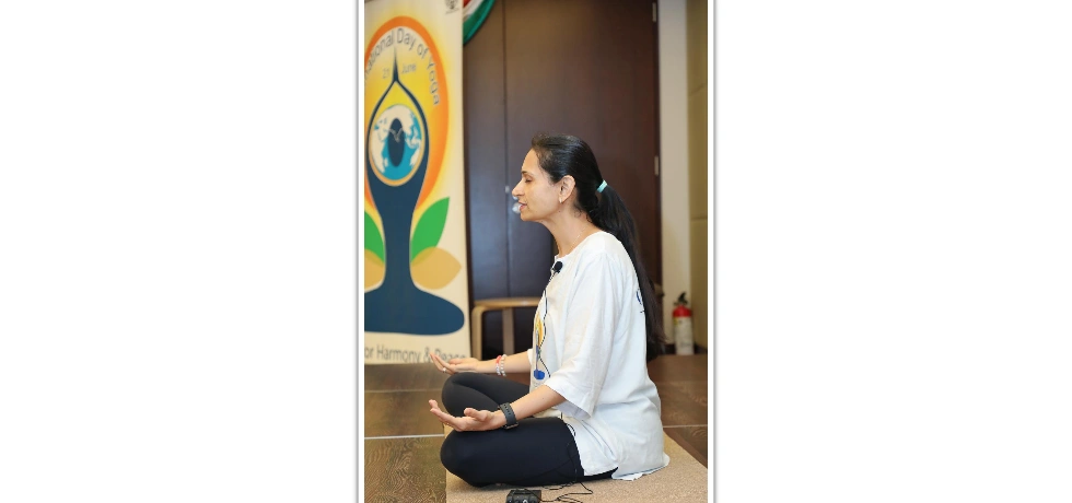 IDY 2024: Yoga for Sports & Wellness by Yuvaayoga and Mobile Meditation by Brahmakumaris Raja Yoga Center