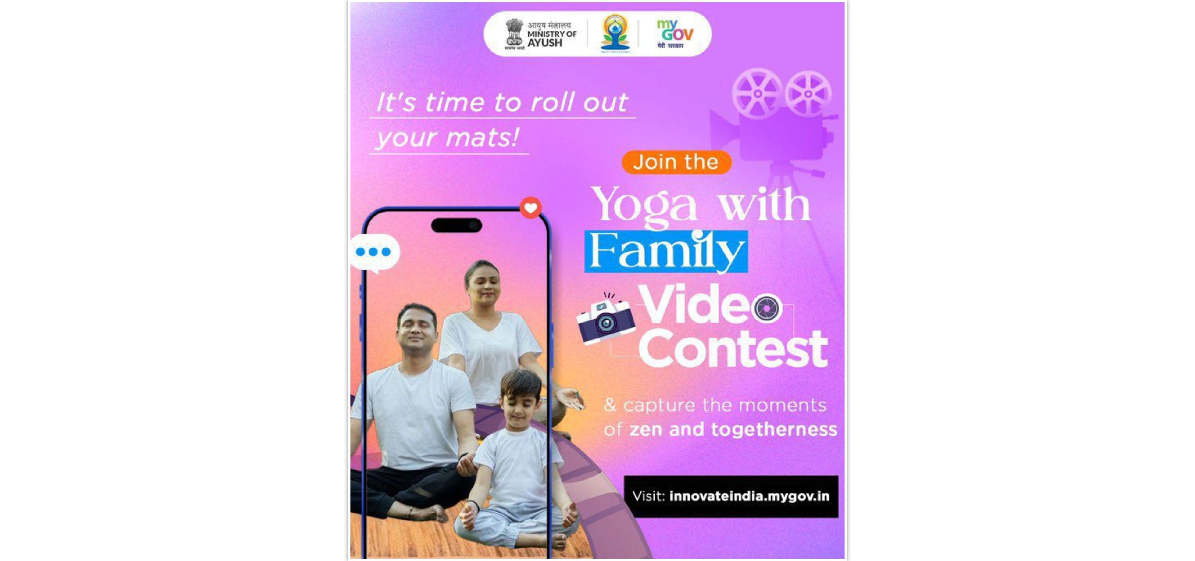 Yoga with Family video contest