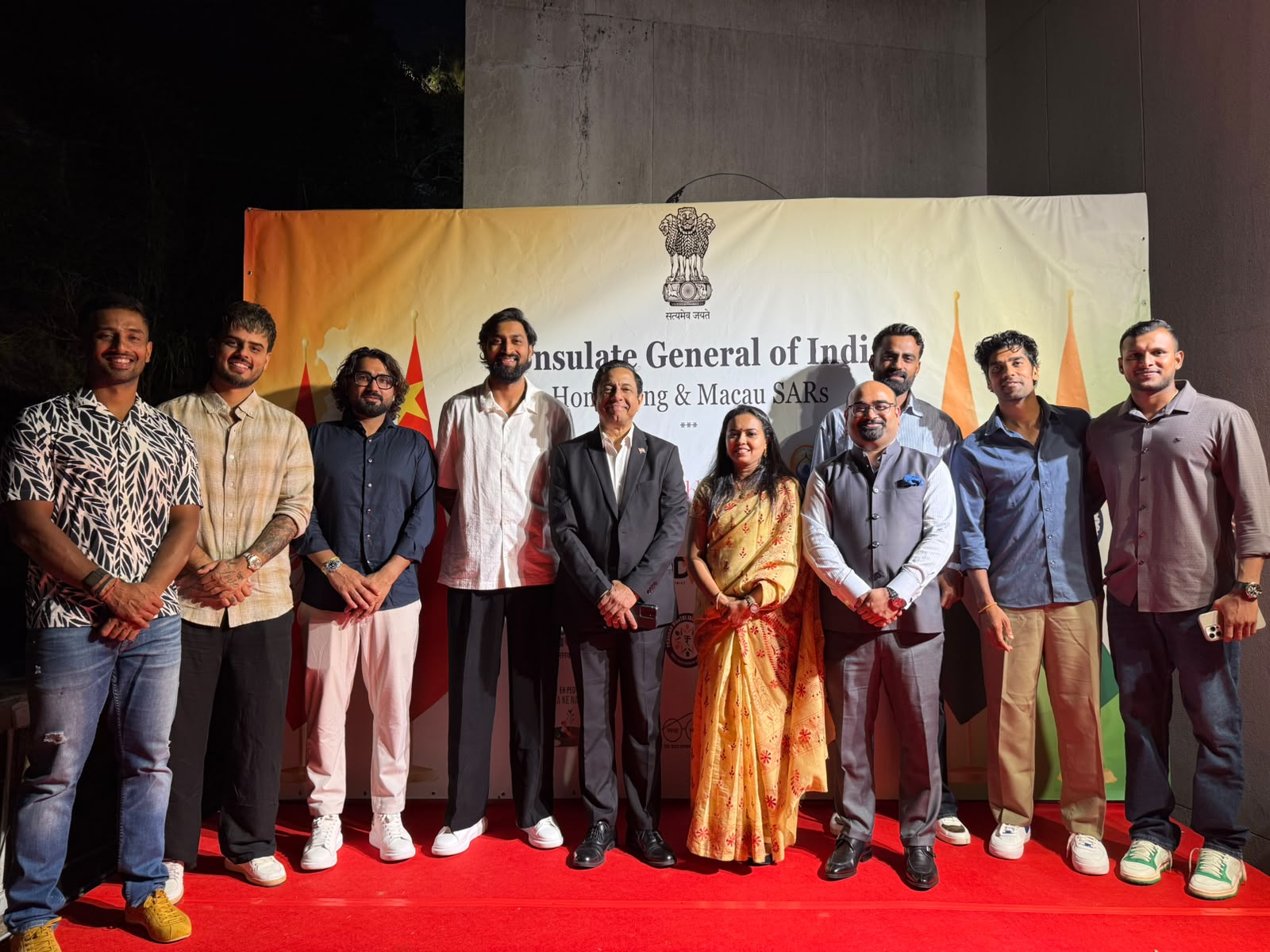 Consul General hosted visiting IFSCA Chairman Shri K. Rajaraman and the Indian cricket team for the Hong Kong Sixes 2026 at the Bharat Bhavan