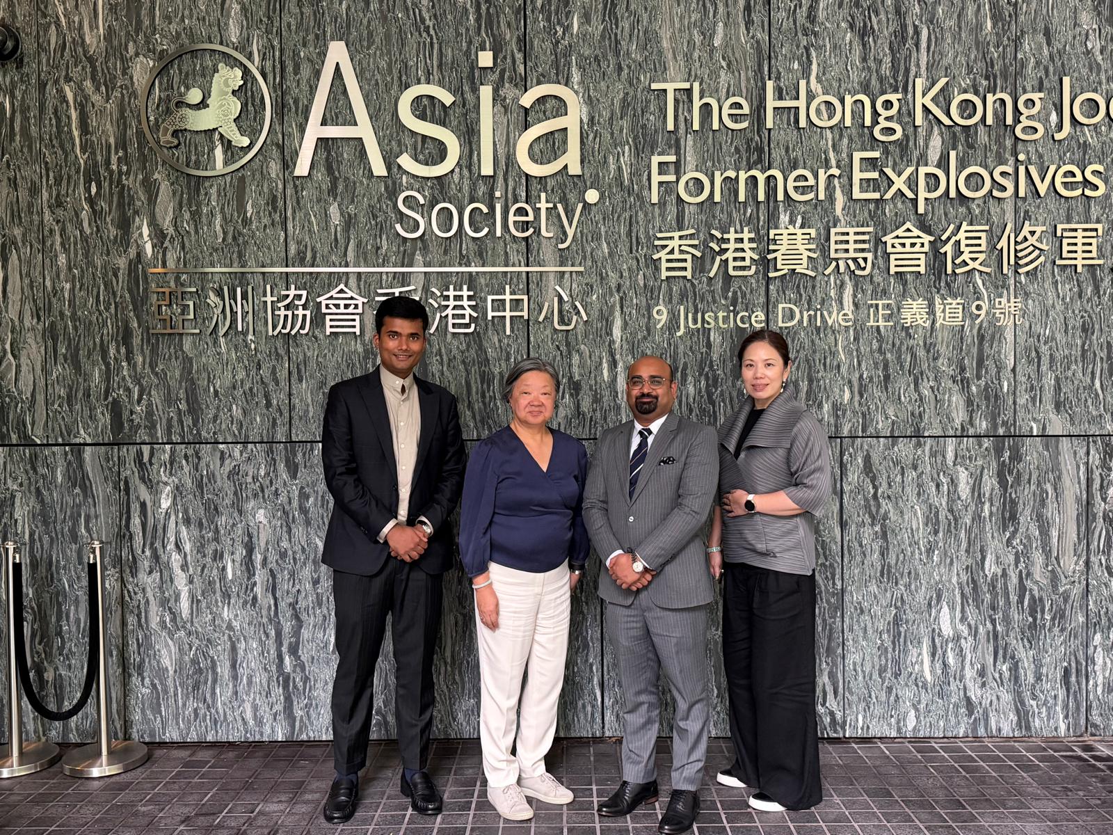 Consul General's meeting with President of Asia Society Hong Kong