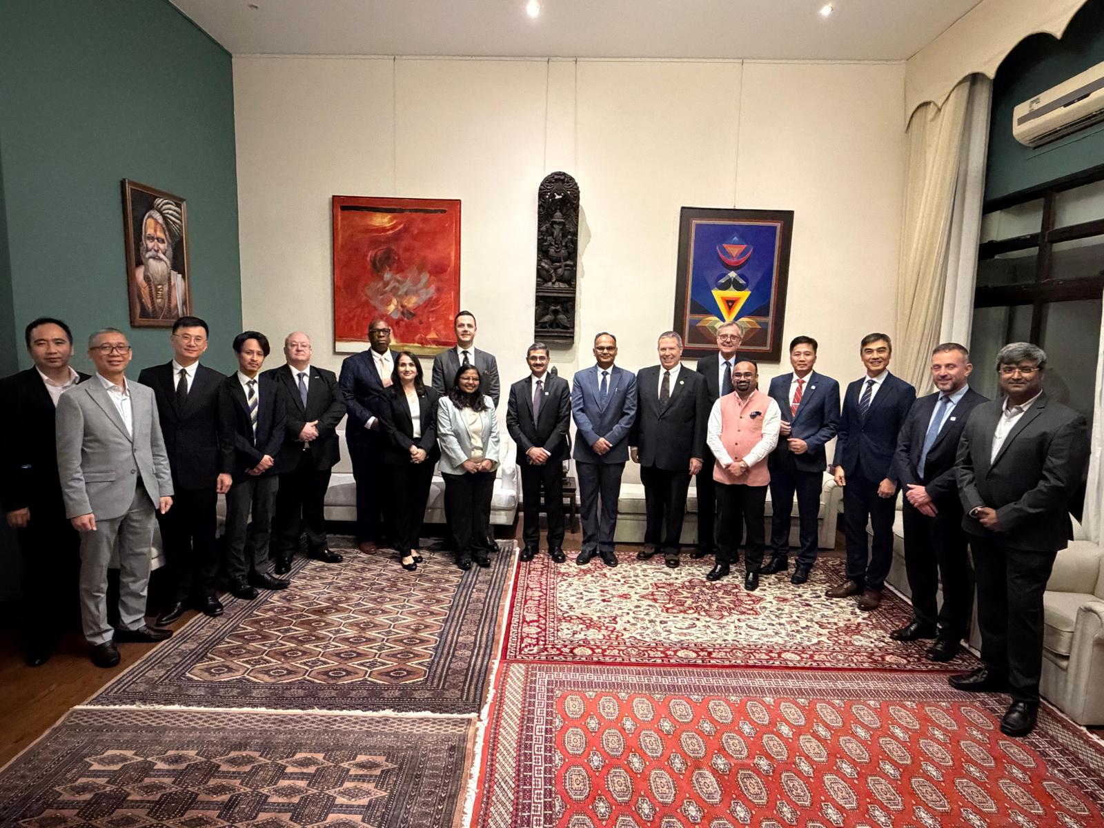 Consul General hosted Chairman CBIC Shri Vivek Chaturvedi for a diplomatic reception at Bharat Bhavan