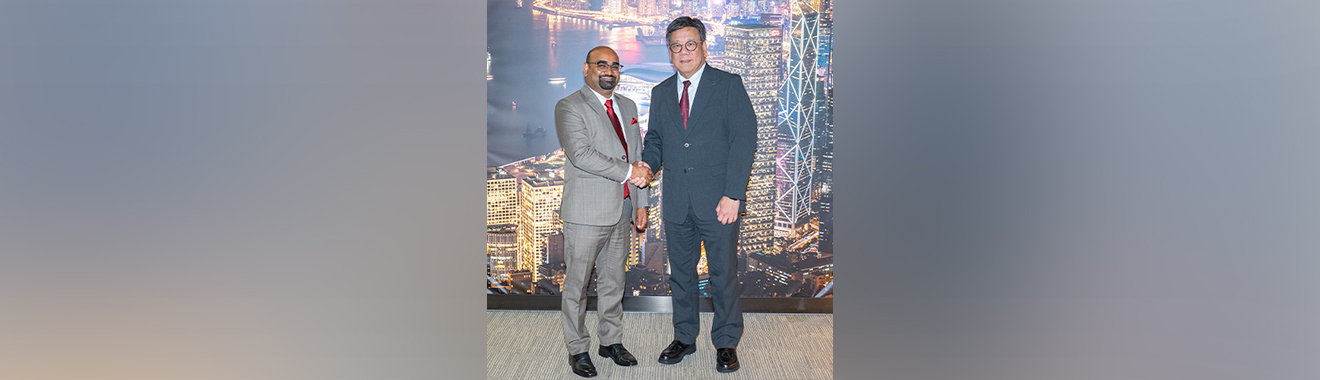Consul General's courtesy meeting with Mr. Algernon Yau, Hon'ble Secretary for Commerce and Economic Development of the Hong Kong SAR.