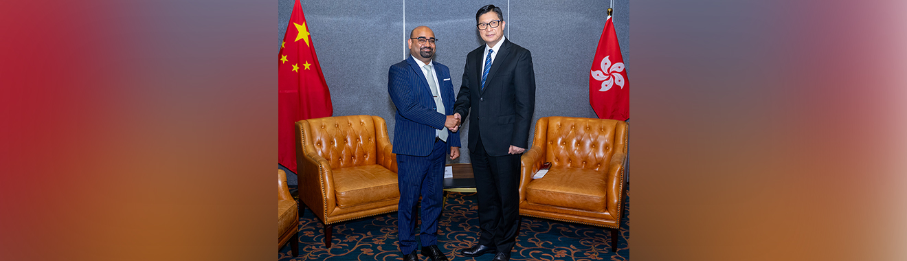 Consul General's meeting with Mr. Chris Tang, Hon'ble Secretary for Security of the Hong Kong SAR.