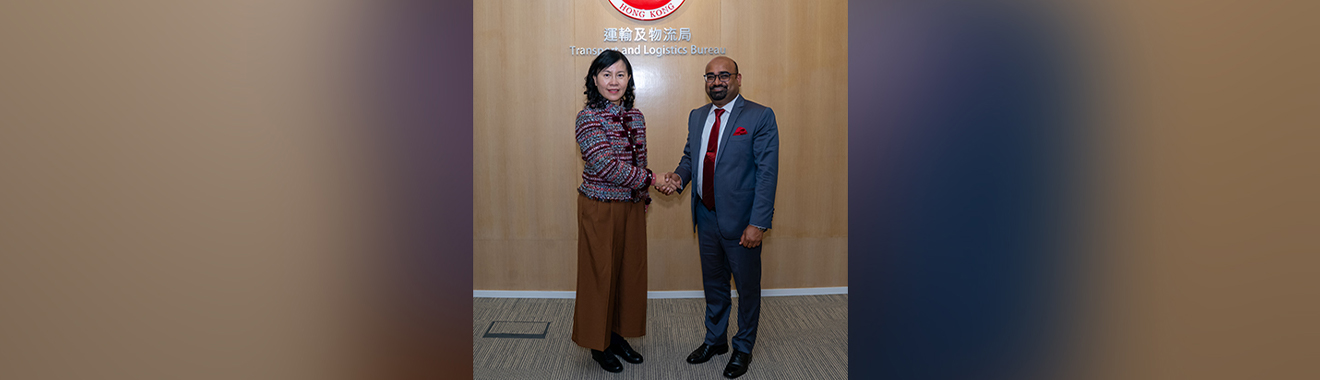 Consul General's courtesy call on Ms. Mable Chan, Hon'ble Permanent Secretary for Transport and Logistics of the Hong Kong SAR.