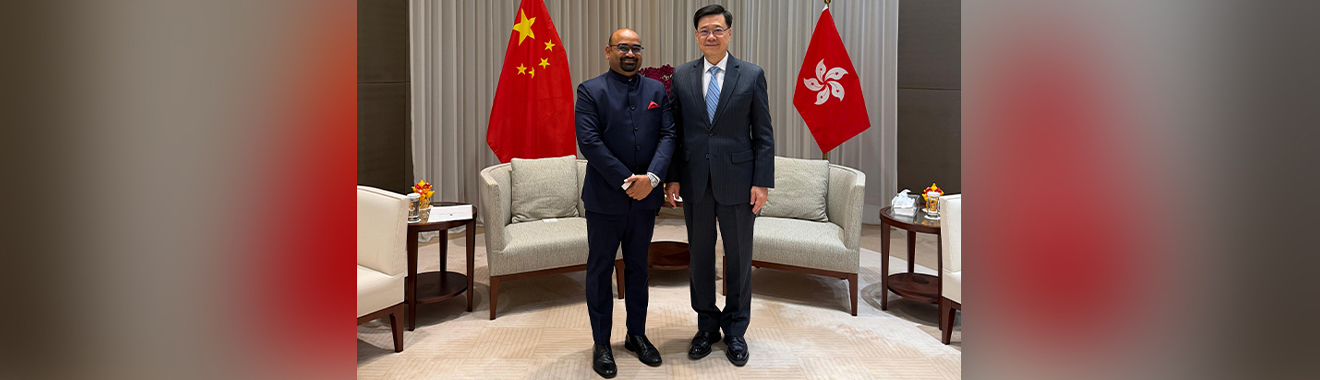 Consul General paid a courtesy call on Hon’ble John Lee, Chief Executive of the Hong Kong SAR.