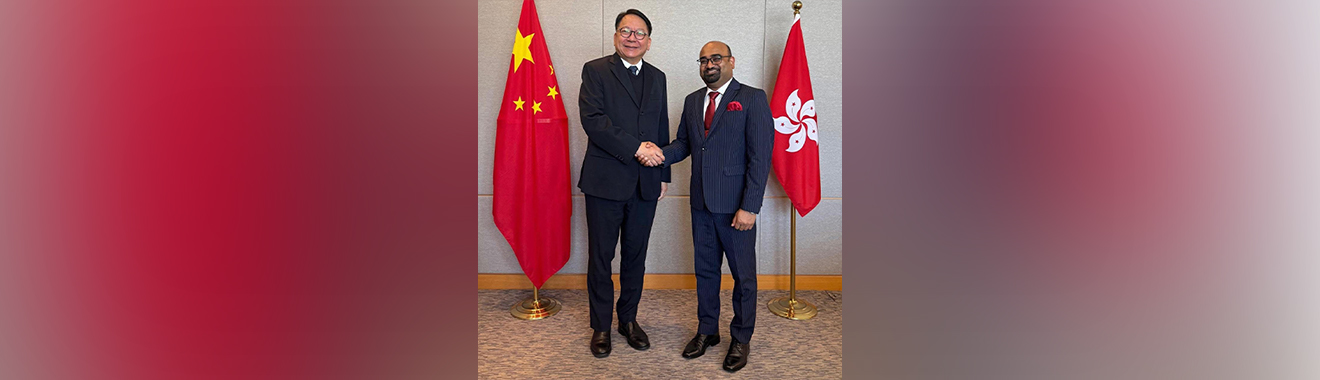 Consul General called on Mr. Eric CHAN Kwok-ki, Hon’ble Chief Secretary for Administration, Hong Kong SAR.