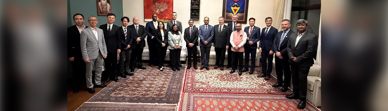 Consul General hosted Chairman CBIC Shri Vivek Chaturvedi for a diplomatic reception at Bharat Bhavan.